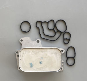 Fluido di raffreddamento della conchiglia 55488257 68032203AA raffreddatore dell'olio motore per Jeep Wrangler 2007-2018 Jk 2.8 stile freddo
