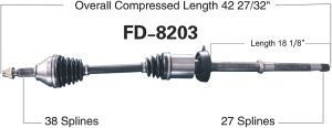 Iveco Axle Shaft per Ford Explorer 2011 2014 La combinazione perfetta di e convenienza